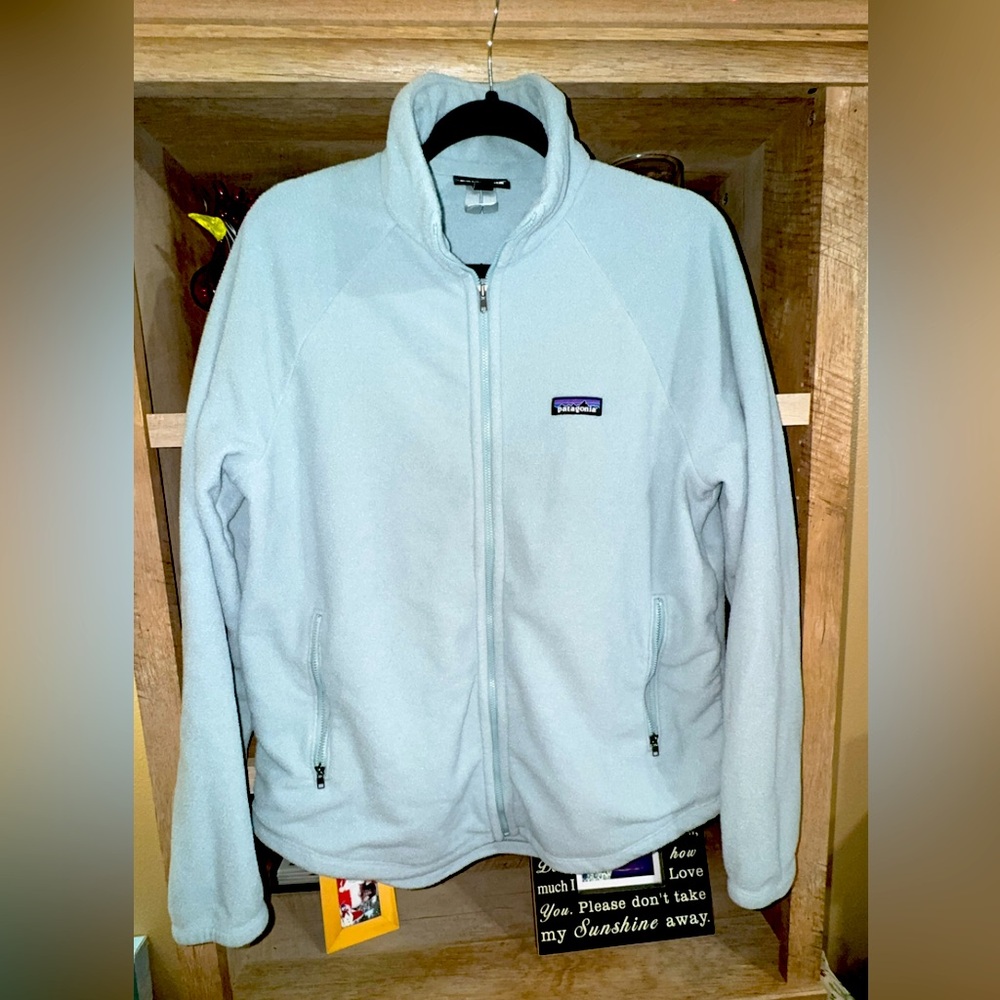Patagonia Women's Classic Microdini Fleece Jacket Thermal Blue